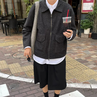 Two-pocket zip jacket