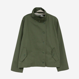 High-neck military jacket