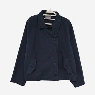 High-neck military jacket