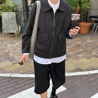 Elastic waist half slacks