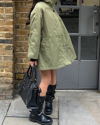 2-Way Studded Square Boston Bag
