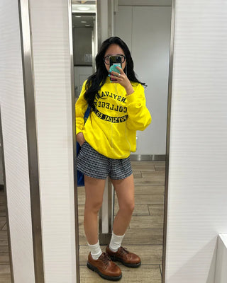 (Unisex) Drop Shoulder Oversized Sweatshirt T-Shirt