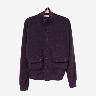 High-neck cardigan