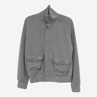 High-neck cardigan