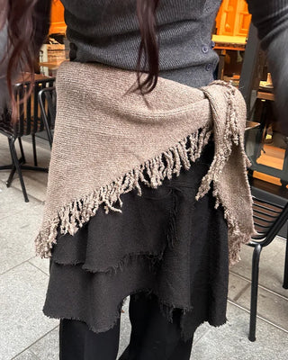 Bohemian feather scarf