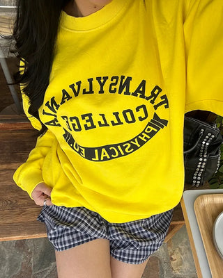 (Unisex) Drop Shoulder Oversized Sweatshirt T-Shirt
