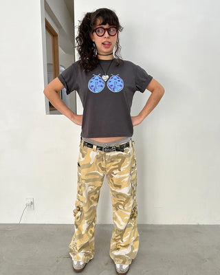 (ORIGINAL) Double Ladybird Half-Sleeve T-Shirt