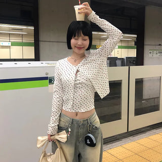 Flower Camisole Cardigan Set