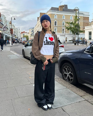 Wide Rib Corduroy Semi-Cropped Blouson Jacket