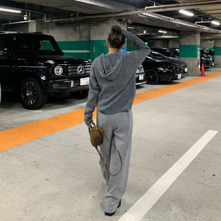 Cable Hoodie Knit