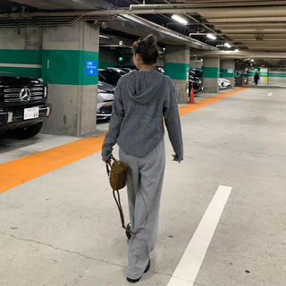 Cable Hoodie Knit