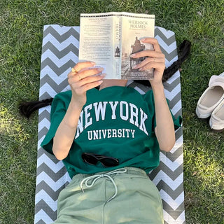 (Unisex) NEW YORK Logo Short-Sleeve T-Shirt