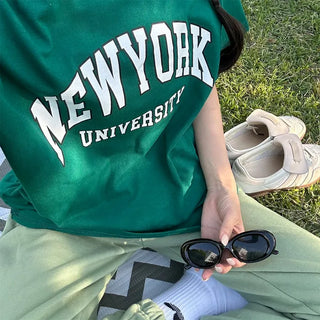 (Unisex) NEW YORK Logo Short-Sleeve T-Shirt