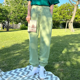 Basic color jogger pants