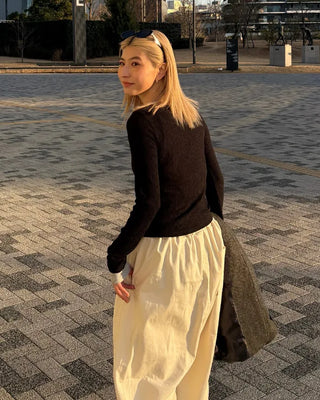 Layered Rib Cardigan