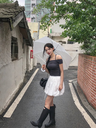 Balloon mini skirt (4 colors)