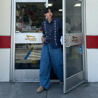 Open-collar shirt