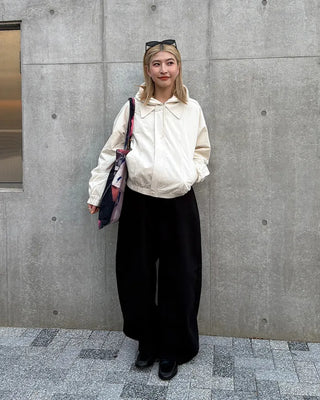 Wide cotton pants