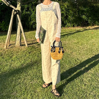 Two-ribbon basket bag