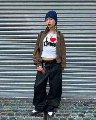 Wide Rib Corduroy Semi-Cropped Blouson Jacket