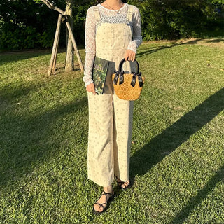 Two-ribbon basket bag