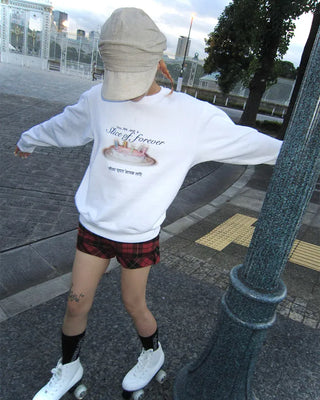 [1st Re-release] (ORIGINAL) Sweet Cake Brushed Fleece Sweatshirt