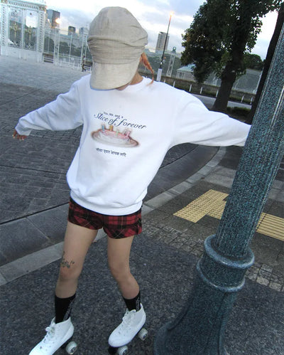 [1st Re-release] (ORIGINAL) Sweet Cake Brushed Fleece Sweatshirt
