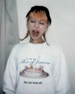 [1st Re-release] (ORIGINAL) Sweet Cake Brushed Fleece Sweatshirt