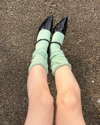 See-through knee-high socks