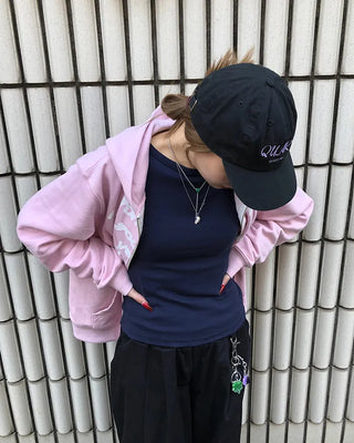 2-Way Neck Slim Long T-Shirt