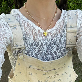 Heart pendant necklace