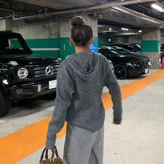 Cable Hoodie Knit
