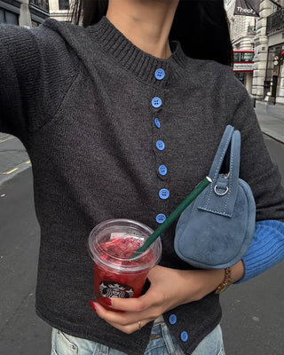 Round shoulder bag