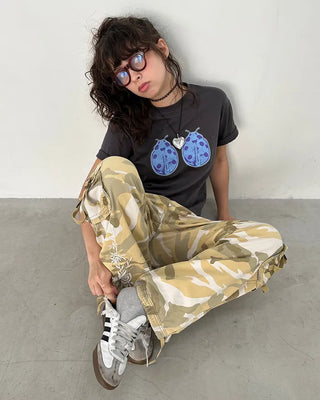 (ORIGINAL) Double Ladybird Half-Sleeve T-Shirt