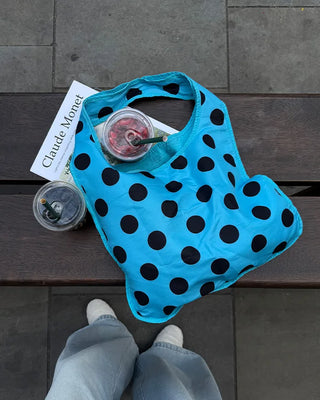 Big polka dot shoulder bag