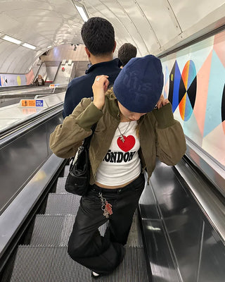 Wide Rib Corduroy Semi-Cropped Blouson Jacket