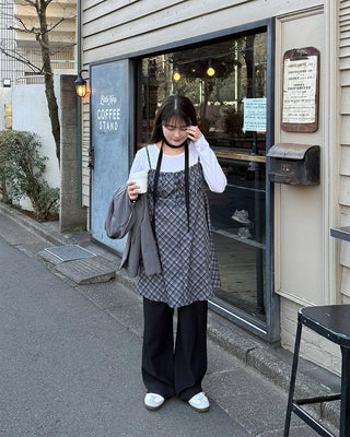 Jewel neck long T-shirt