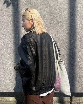 Vintage Wash Quilted Leather Jacket