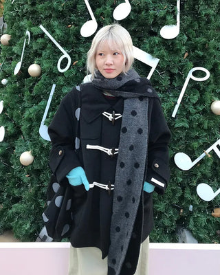 Duffle half coat