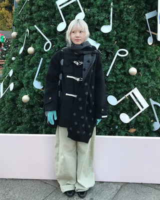 Duffle half coat