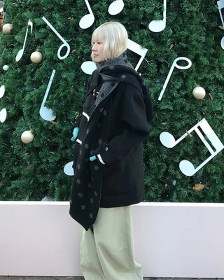 Duffle half coat