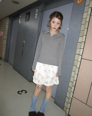 Johnny Color Slim Rayon Knit