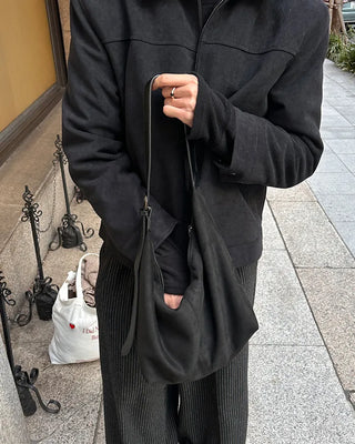 Suede Shoulder & Crossbody Bag