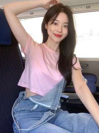 Basic Cropped T-Shirt (12 colors)
