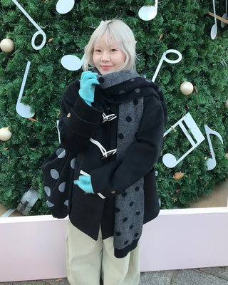 Duffle half coat