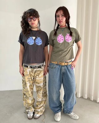 (ORIGINAL) Double Ladybird Half-Sleeve T-Shirt