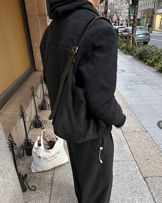Suede Shoulder & Crossbody Bag