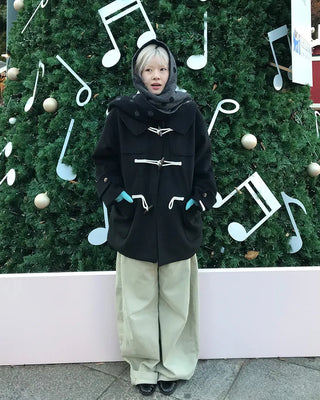 Duffle half coat