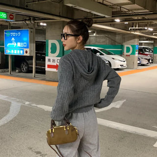 Cable Hoodie Knit