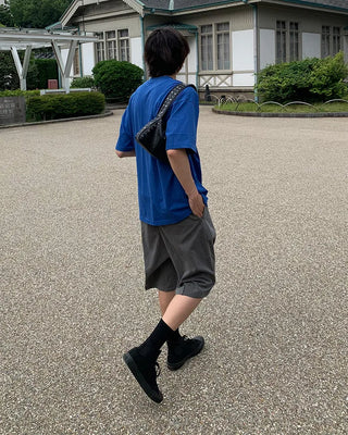 (Unisex) Striped Bermuda Shorts